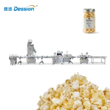 الصين High Quality Puffed Food Potato Chips Popcorn Weighing Bottle Filling Capping Machine الصانع