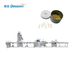 porcelana High Accuracy Bottle Filling Line Rubber Band Paper Clip Bottle Filling Capping Labeling Machine fabricante