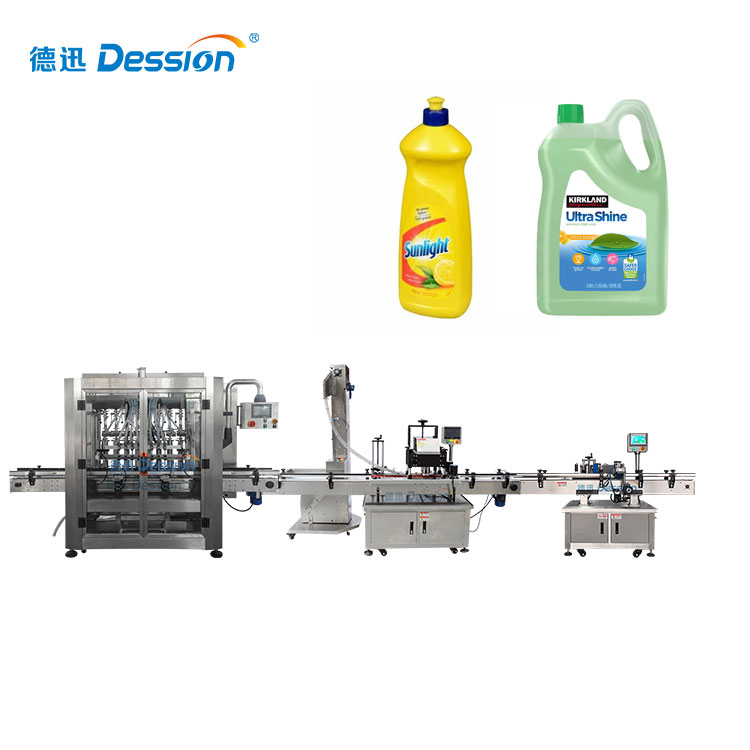 China High Quality Soap Dish Bottle Filling Machine Liquid Filling Machine With Conveyor Belt Supplier