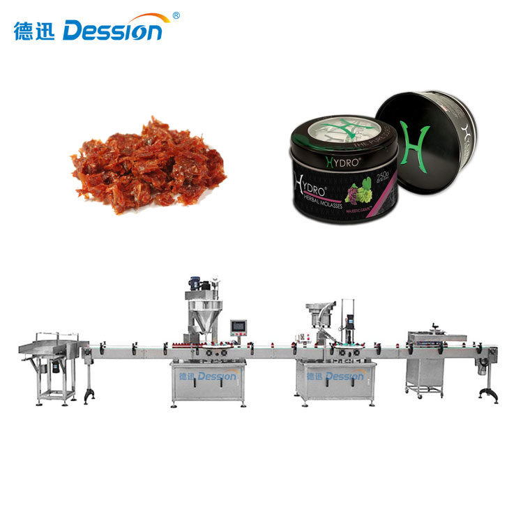 China máquina de embalagem de melaço shisha de alta velocidade fabricante de máquina de enchimento e vedação de tabaco shisha