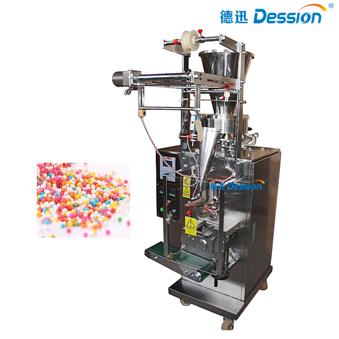 Colorful sugar beads sachet packing machine