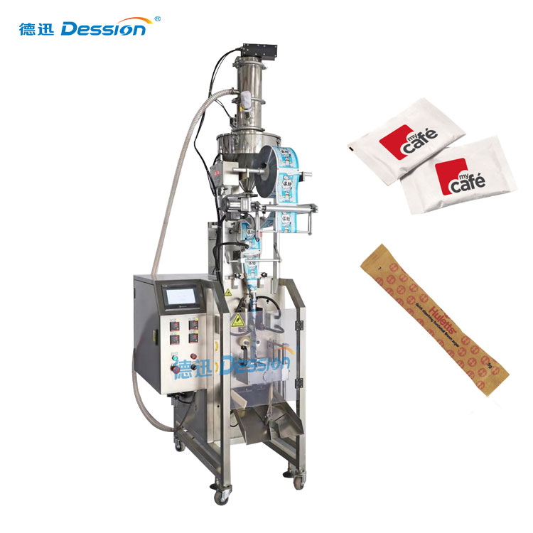 Machine à emballer à grande vitesse de sachet de sucre de Foshan Dession 80-100bags/min