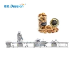 Китай Automatic Granule Peanut Bottle Filling Capping Labeling Sealing Machine Factory Price производителя