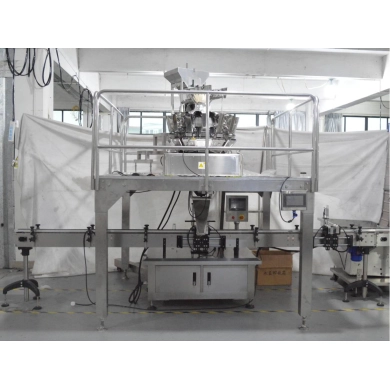 High Accuracy Bottle Filling Line Rubber Band Paper Clip Bottle Filling Capping Labeling Machine