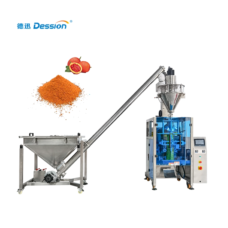 الصين High Quality Vertical Screw Spice Flour Sachet Low Cost Powder filling and Packing Machine Price الصانع