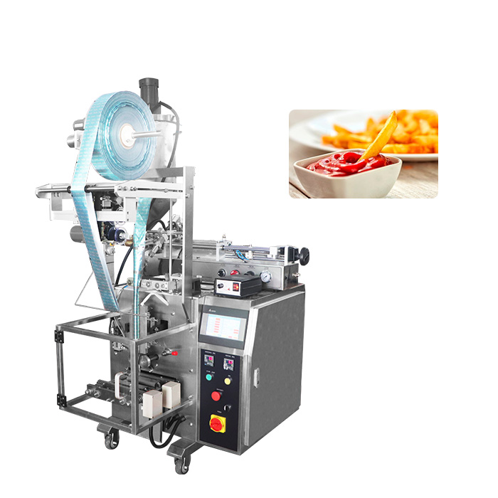 High Rigidity Tomato Sauce Packing Machine For Packing Ketchup With Sachet Bag