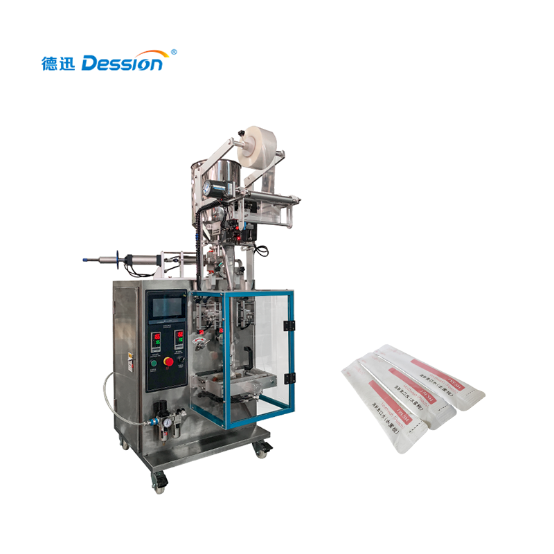 Full Automatic Vertical Liquid Packing Machine For Packaging Milk Honey Sauce With Back Sealing