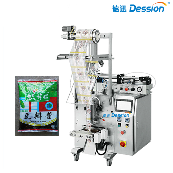 Sachet bean paste filling and packing machine