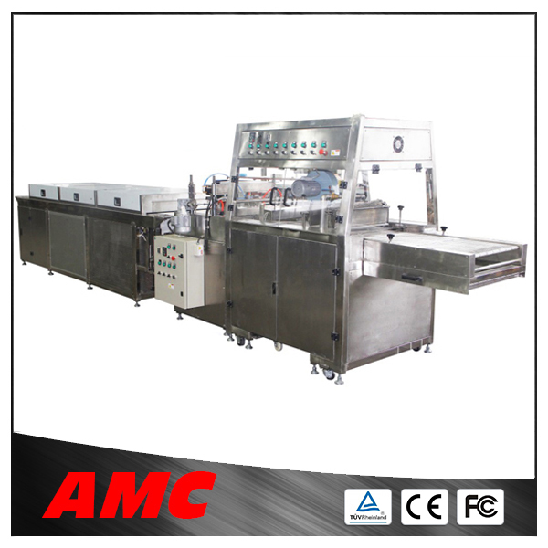 Newly Improved Version Chocolate Enrobing Machine / Chocolate Enrober food processing machine cooling tunnel supplier