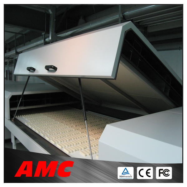 Stainless Steel Cooling Tunnel System with PU conveyor belt for biscuit/chocolate/candy