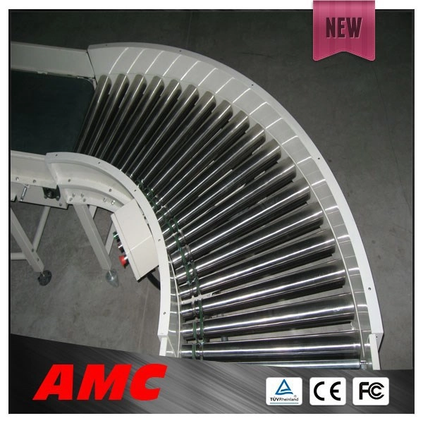 China Stainless Steel framework Gravity Roller Conveyor/Powered Roller Conveyor manufacturer