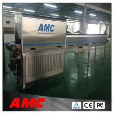 China Supplier Stainless steel snack conveyor for jelly and cosmetic cooling tunnel manufacturer