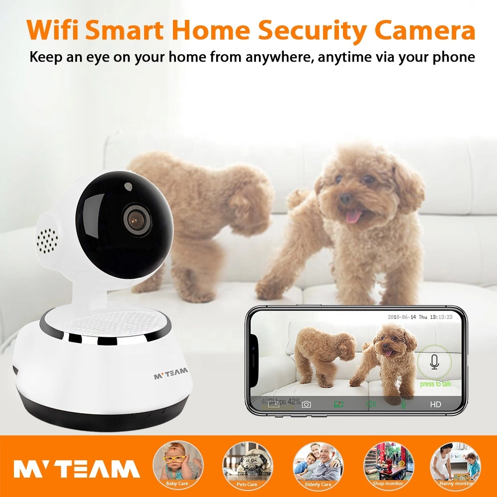 WiFi Pet Camera Indoor Dog Monitor Human Tracking Home Security Camera