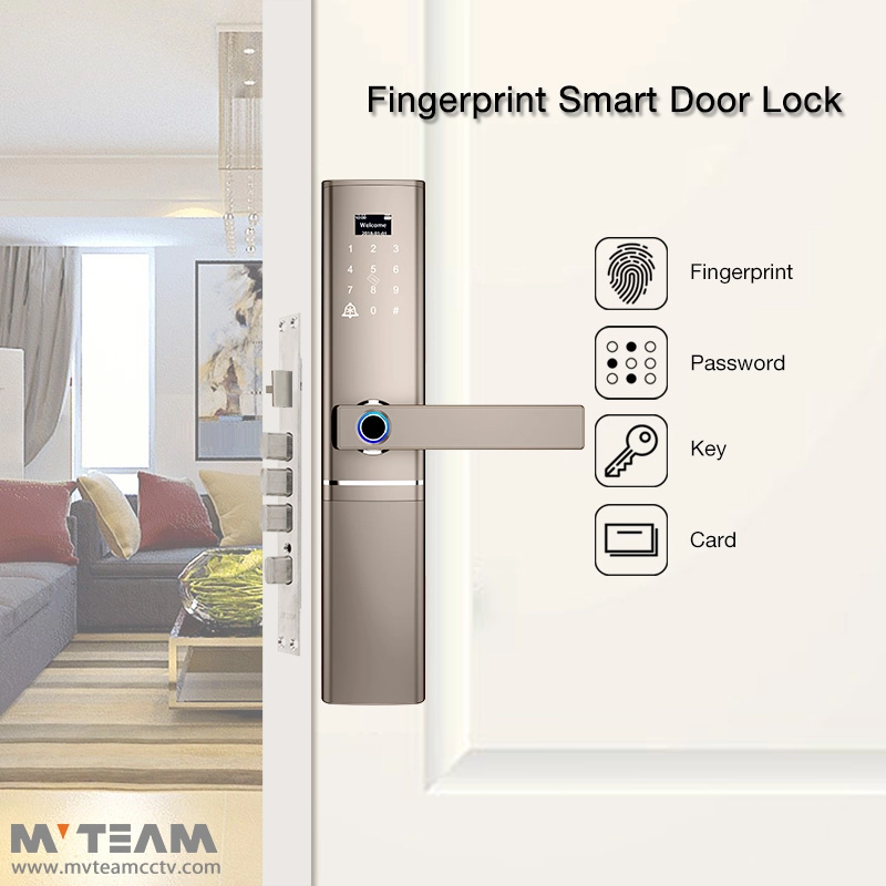 Smart Fingerprint Door Lock Keyless Home Office Security Door Lock With C Level Cylinder