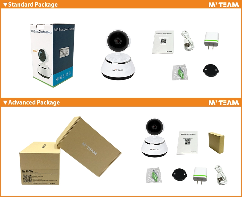 Plug and Play Two-way intercom P/T 1024P Wifi Smart Cloud IP Camera(H100-Q6)