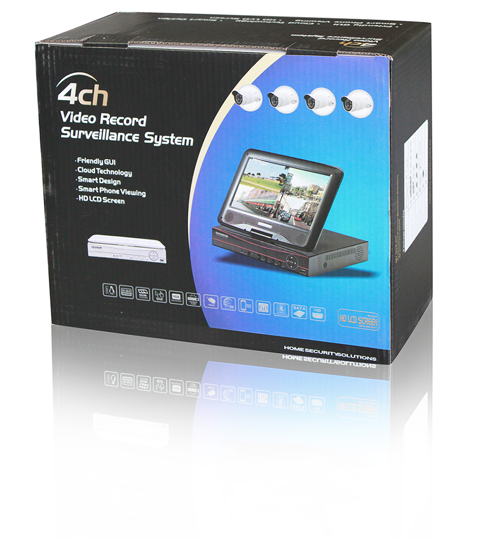 wireless nvr ip camera kit pacakge