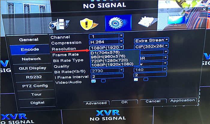 How to do when there is no image from AHD camera?