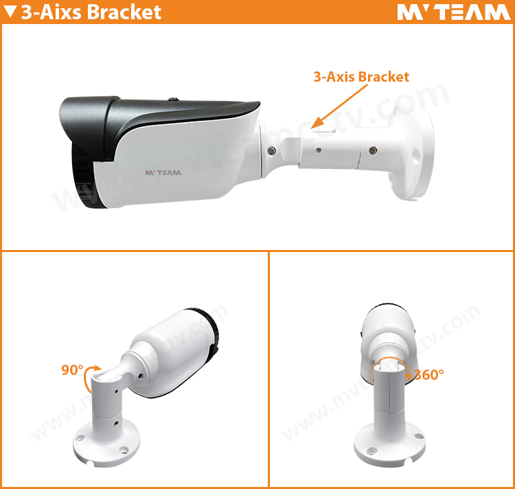 New Appearance Outdoor Bullet AHD TVI CVI IP Camera with 8mm CS Lens