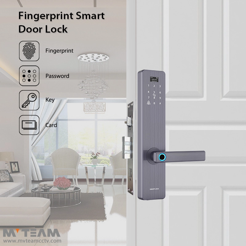 Door Safety Lock Best Tech Smart Fingerprint House Entrance Door Locks with Beep Alarm