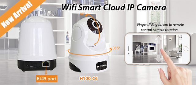 New Camera! HD 1MP PT Wireless and Wired Smart Cloud IP Camera