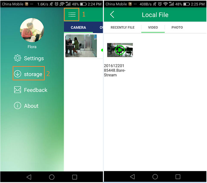 Three Different Recording Ways for Wifi IP Camera