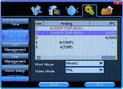 hybrid ahd dvr mode
