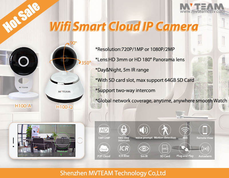MVTEAM Wifi IP Cameras Support Firmware Update Via APP V12