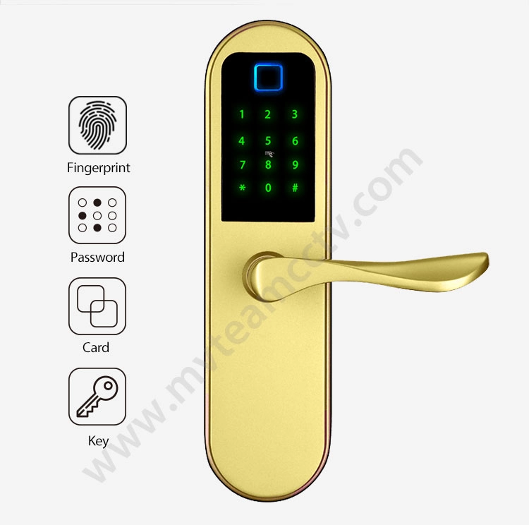 Wholesale Price Biometric Door Lock Keyless Security Smart Fingerprint Lock For Home, Office, Hotel, House