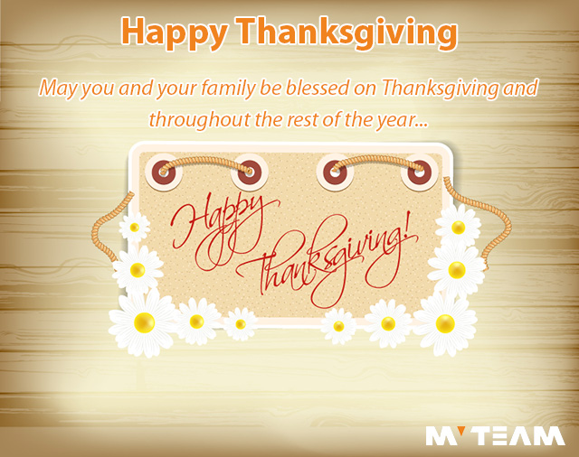 Happy Thanksgiving Day MVTEAM