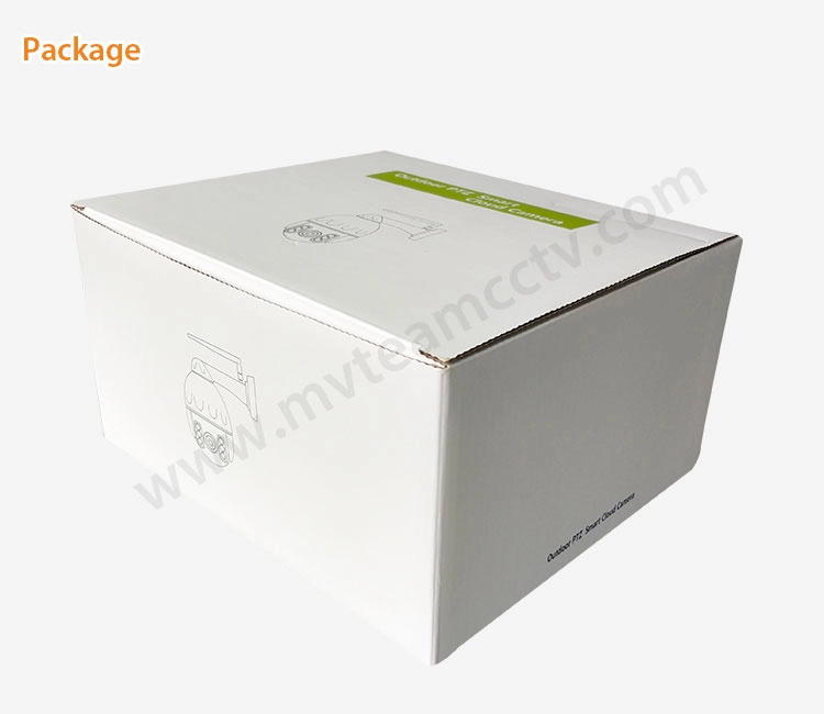 AI Human Tracking Outdoor WiFi 2.5 Inch Mini PTZ Camera Waterproof 1080P HD Smart Home IP Security Surveillance Camera