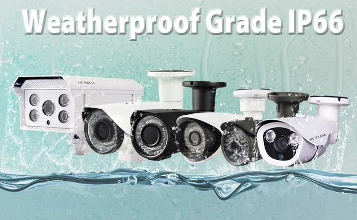 MVTEAM CCTV BULLET CAMERA GOT IP66 CERTIFICATE