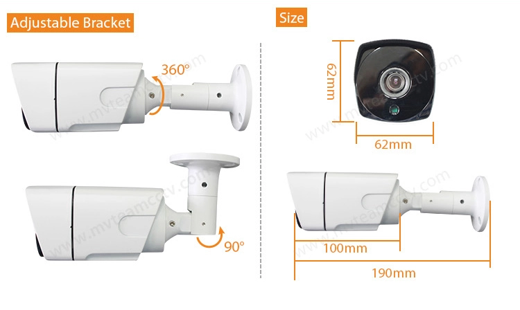 New Arrival! Waterproof Fixed Lens 30m IR AHD CCTV Camera(MVT-AH12)