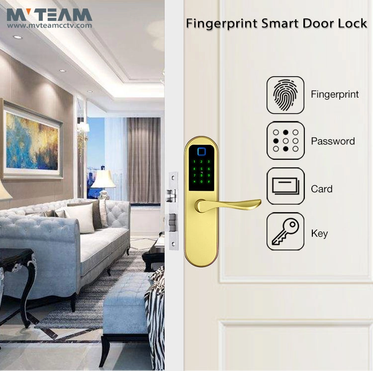 Wholesale Price Biometric Door Lock Keyless Security Smart Fingerprint Lock For Home, Office, Hotel, House