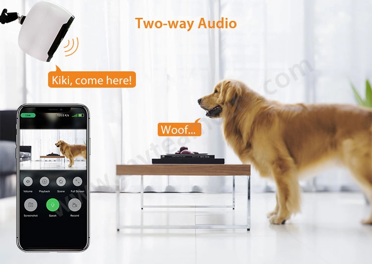 Wireless Smart Battery Camera Waterproof Outdoor IP Security Surveillance Rechargeable Battery Powered WiFi Camera
