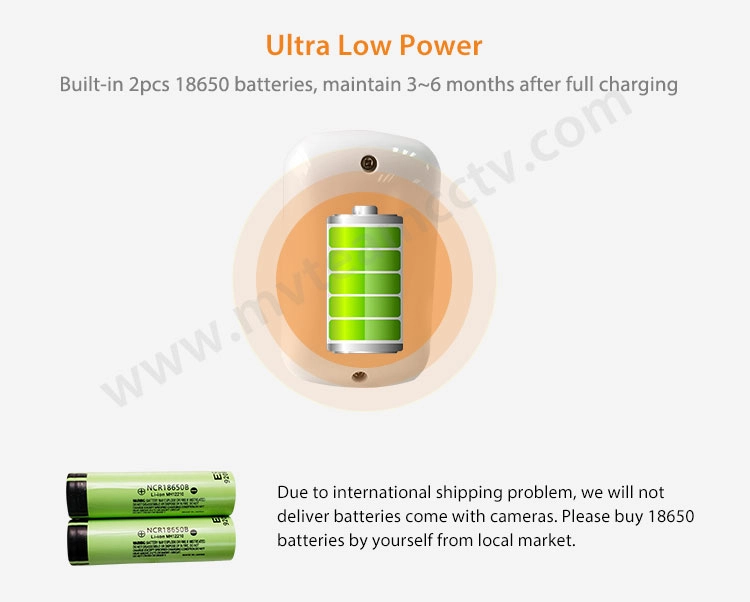 Wireless Smart Battery Camera Waterproof Outdoor IP Security Surveillance Rechargeable Battery Powered WiFi Camera