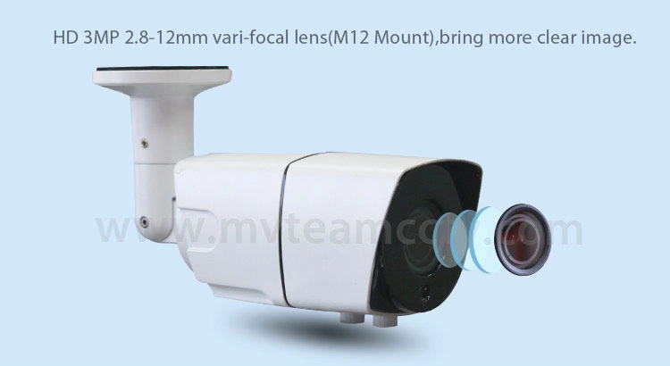 Custom-made H.265 4MP 3MP Bullet POE IP Camera with Vari-focal Lens(MVT-M1892)