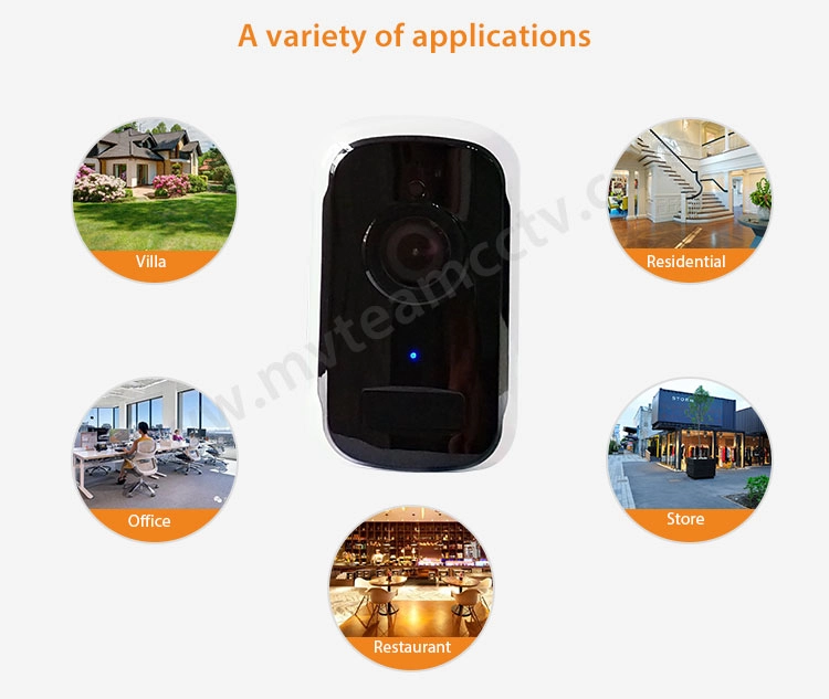 Wireless Smart Battery Camera Waterproof Outdoor IP Security Surveillance Rechargeable Battery Powered WiFi Camera