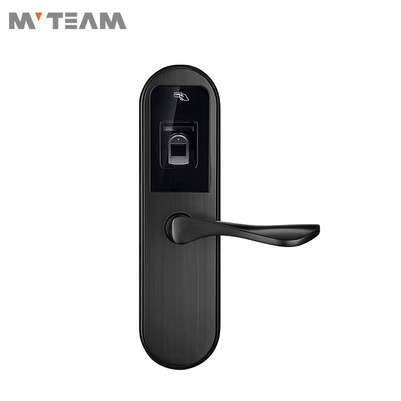 Biometric Aluminium Fingerprint Door Lock European Standard Electronic Card Door Lock