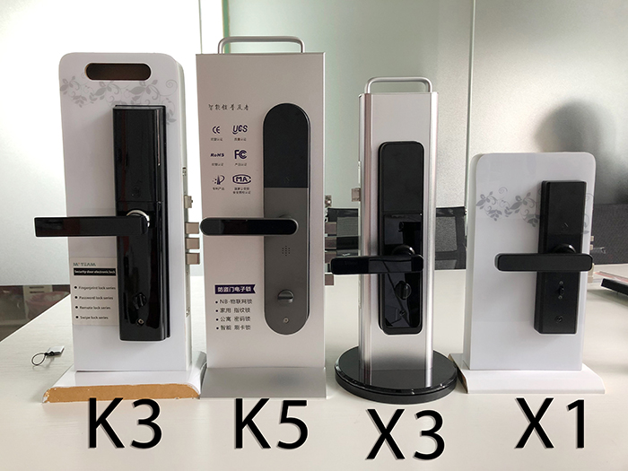 MVTEAM Hot Sale Smart Door Locks Appearance Compare