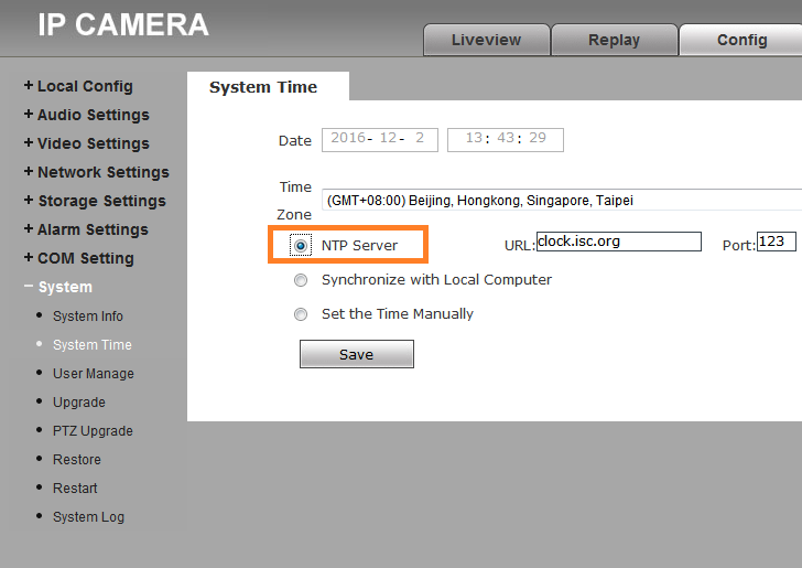 How to solve time display faults for IP video surveillance system?