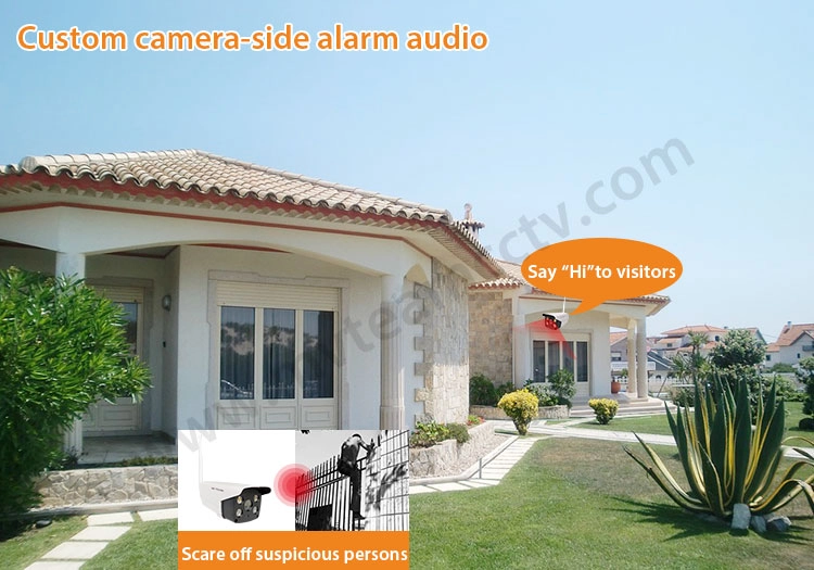 Outdoor IP WiFi Camera AI Humanoid Detection Early Warning Waterproof HD 2MP 1080P CCTV Surveillance Smart Security Camera