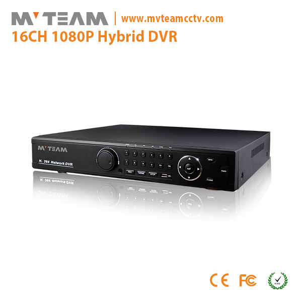 16CH 1080P AHD NVR混合型网络硬盘录像机刻录支持4颗硬盘（62B16H80P）
