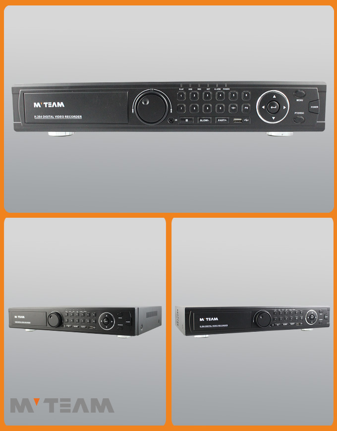 16CH 1080P TVI CCTV DVR CVI CVBS IP混合实时1080P AHD DVR（62B16H80P）