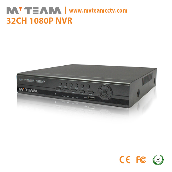 32CH 2U 1080P报警和音频支持的NVR MVT N62A32