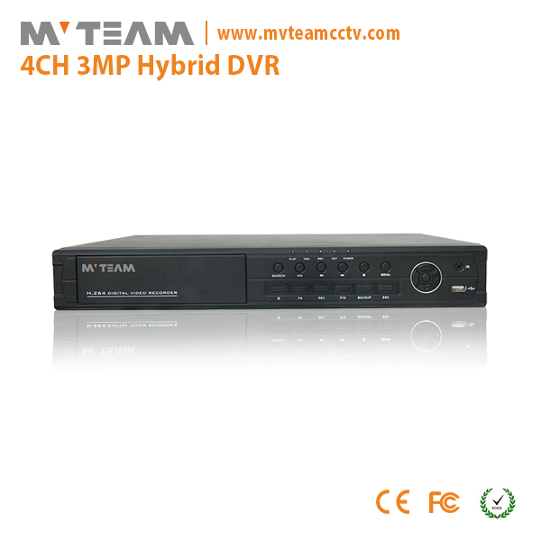 3MP 2048 * 1536 AHD DVR 批发 TVI CVI NVR CVBS 混合 4 通道 DVR(6404H300)