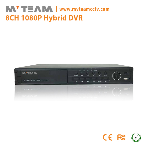 8路H.264 AHD CVI TVI模拟IP录音P2P DVR 1080P（6408H80P）