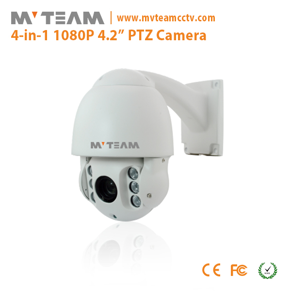 AHD TVI CVI CVBS 60m IR Range 4.2" 10X Zoom PTZ Mini Speed Dome Camera