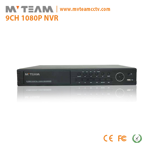 El mejor CCTV NVR del registrador de la red 9CH para el hogar, oficina, tienda, banco (MVT-N6409)