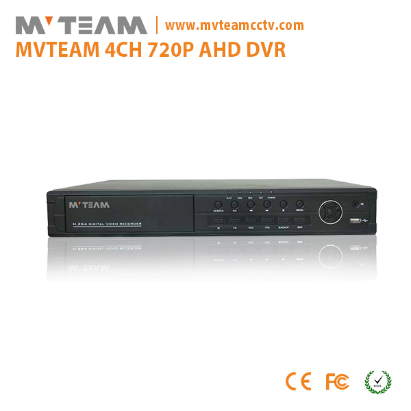 MVTEAM Top Sale HD Hybrid AHD DVR 4 Channel AH6404H