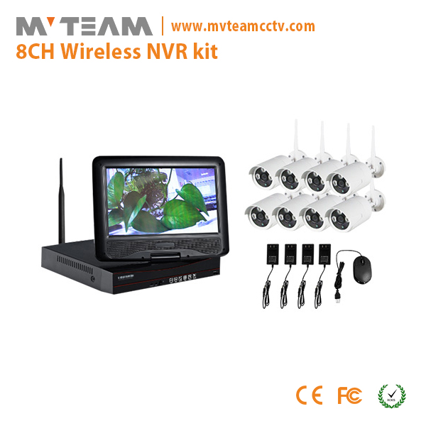 Plug and Play 8CH WIFI NVR Kit with CE,Rohs,FCC Certificates(MVT-K08)